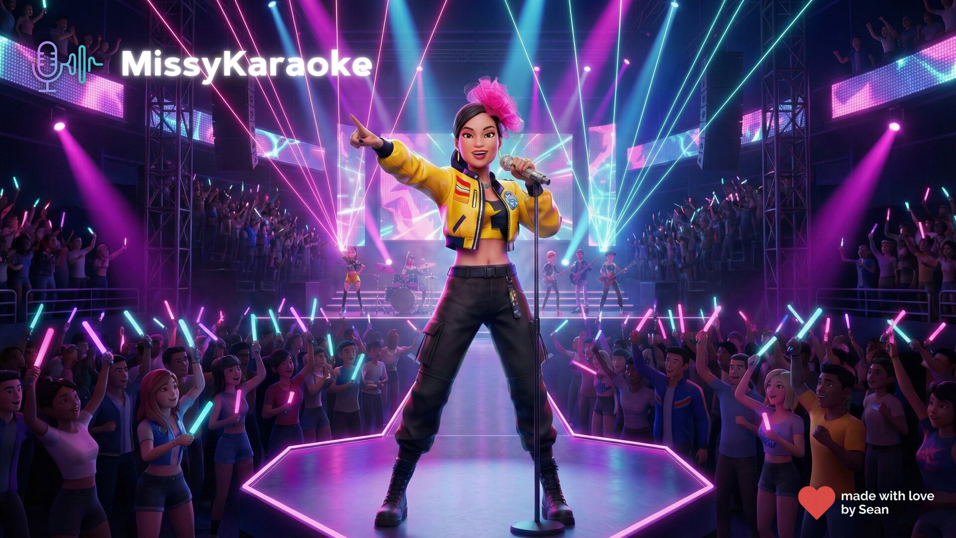 MissyKaraoke splash screen